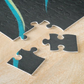 鳥の目のハワイアンカヌー ジグソーパズル (側面)