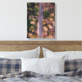 鳥の目の写真中央の道路 キャンバスプリント (インサイチュ (寝室))