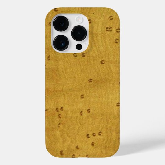 鳥の目メープルウッドイメージカスタムケースメイトiPhone Case-Mate iPhoneケース (裏面)