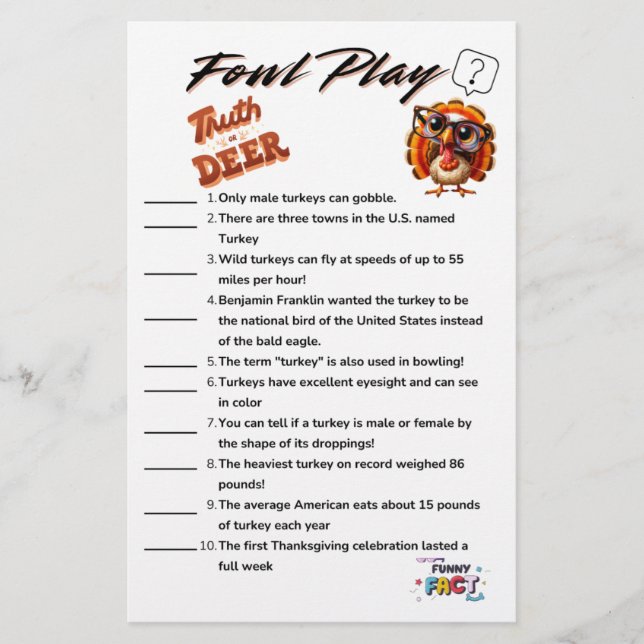 鳥の真遊実または鹿の感謝祭 (正面)