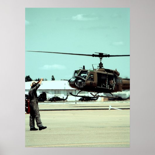 鳥の着陸 ポスター (正面)