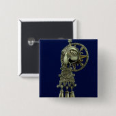 鳥の神の唇のプラグ 缶バッジ (正面&裏面)