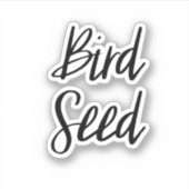 鳥の種の保管シール シール (正面)