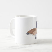 鳥の種類アート コーヒーマグカップ (正面左)