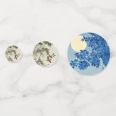 鳥の竹アジアの日本のヴィンテージ コンフェッティ (裏面)