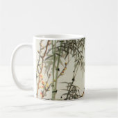 鳥の竹アジアの日本のヴィンテージ コーヒーマグカップ (左)