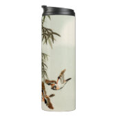 鳥の竹アジアの日本のヴィンテージ タンブラー (回転右)