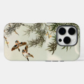 鳥の竹アジアの日本のヴィンテージ Case-Mate iPhoneケース (裏面 (横))