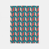 鳥の組織化された連合 – アーポップ・アートのトスタイル フリースブランケット (正面)