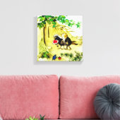 鳥の結婚式 キャンバスプリント (インサイチュ (リビング))