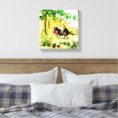 鳥の結婚式 キャンバスプリント (インサイチュ (寝室))