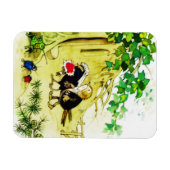 鳥の結婚式 マグネット (横)