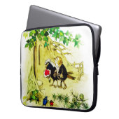 鳥の結婚式 ラップトップスリーブ (正面左)