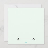 鳥の絵のグリーティングカード - 会いたい気持ちを伝える カード (裏面)