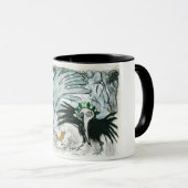 鳥の絵画のマグ マグカップ (正面右)