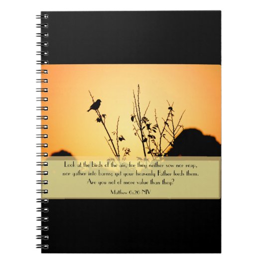 『鳥の絵』 ノートブック (正面)