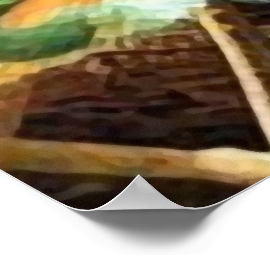 鳥の緑 ポスター (角)