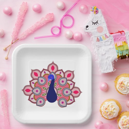 鳥の美しい紙プレート ペーパープレート (パーティー)