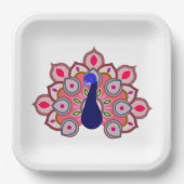 鳥の美しい紙プレート ペーパープレート (正面)