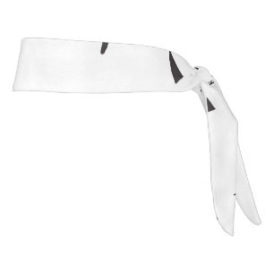 鳥の群れの白黒の写真 タイヘッドバンド