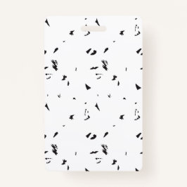 鳥の群れの白黒の写真 バッジ