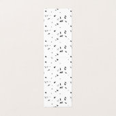 鳥の群れの白黒の写真 名刺 (外部フラット)