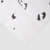 鳥の群れの白黒の写真 薄葉紙 (詳細)