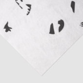 鳥の群れの白黒の写真 薄葉紙 (詳細)