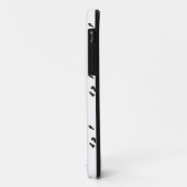 鳥の群れの白黒の写真 Case-Mate iPhoneケース (裏面/左)