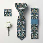 鳥の群れウィリアムインスパイアモリスメンズ ネクタイ