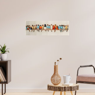 鳥の群れリミックス ポスター