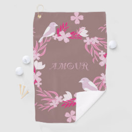 鳥の群れ ゴルフタオル