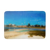 鳥の群れ バスマット (正面)