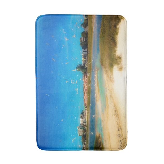 鳥の群れ バスマット (正面縦)