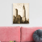 鳥の群飛んでいるれ キャンバスプリント (インサイチュ (リビング))