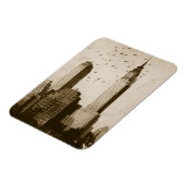 鳥の群飛んでいるれ マグネット (左側)