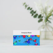 鳥の群 名刺 (スタンド正面)