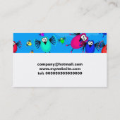 鳥の群 名刺 (裏面)