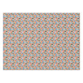 鳥の羽のある明るいパターン テーブルクロス (正面(横))