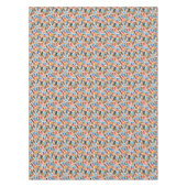 鳥の羽のある明るいパターン テーブルクロス (正面)