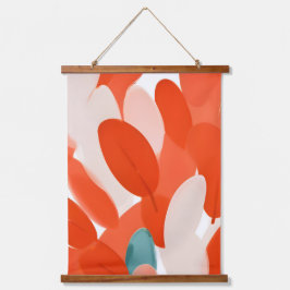 鳥の羽違うが群がる 吊り下げ型タペストリー