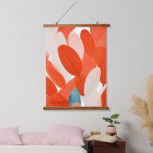 鳥の羽違うが群がる 吊り下げ型タペストリー (寝室)