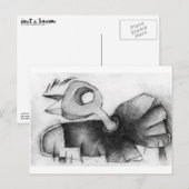 鳥の羽 ポストカード (正面/裏面)