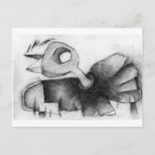 鳥の羽 ポストカード (正面)