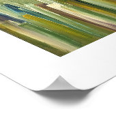 鳥の自然絵画風景のポスターアートギフト ポスター (角)