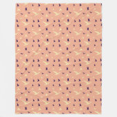 鳥の自由インスパイアブランケット フリースブランケット (正面)