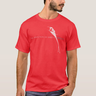 鳥の至高の存在感 バードウォッチャー必見デザイン Tシャツ