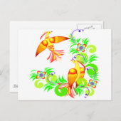 鳥の色 ポストカード (正面/裏面)