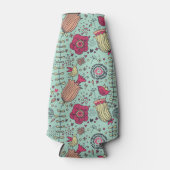 鳥の花の漫画 ボトルクーラー (正面)