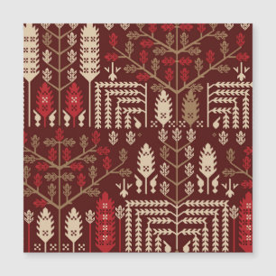 鳥の花濃い青のパターン